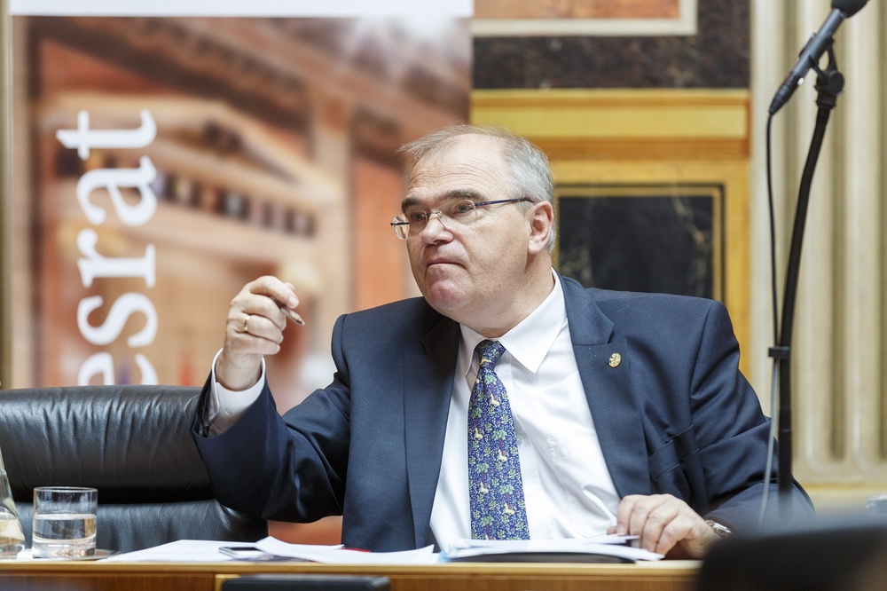 847. Sitzung des Bundesrates / Parlamentsdirektion/Bildagentur Zolles KG/Christian Hofer Justizminister Wolfgang Brandstetter (V)