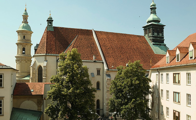 Grazer Dom, von der Burg aus gesehen / Katrin Leinfellner, Diözese Graz-Seckau