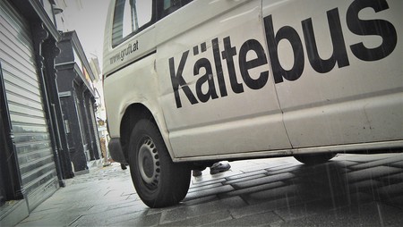 Kältebus der Wiener Caritas