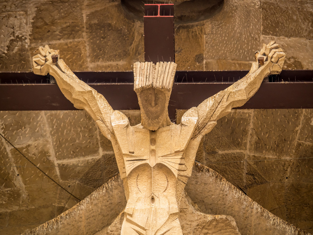 Spanien, Barcelona, Sagrada Familia / Erwin Wodicka - wodicka@aon.at Aussenaufnahme der Sagrada Familia in Barcelona, Spanien