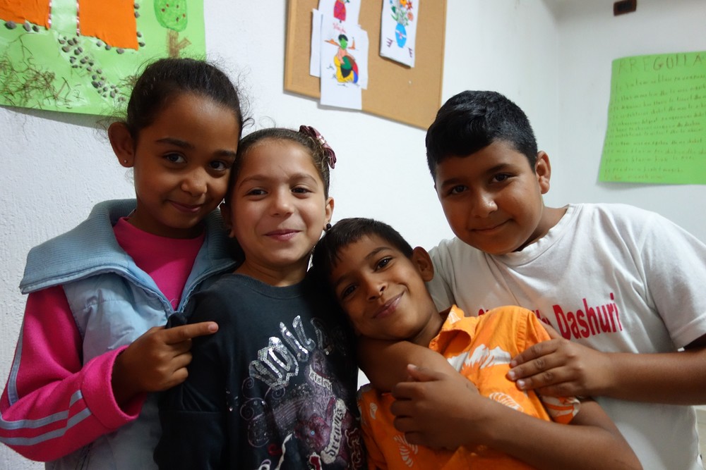Kinder im Kinderbetreungszentrum Eden in Tirana / Caritas St. Pölten