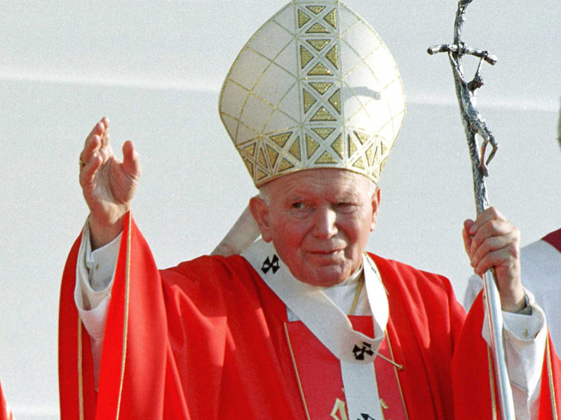 Papst segnet / Franz Josef Rupprecht Papst in St. P?lten, 20.6.98, SegenPapst Johannes Paul II. besucht ?sterreich? Franz Josef Rupprecht; A-7123 M?nchhof; Bank: Raiffeisenkasse M?nchhof (BLZ: 33054), Kto.-Nr.: 17608.