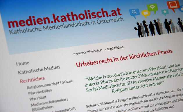 Online-Leitfaden 'Urheberrecht in der kirchlichen Praxis' / Henning Klingen / Kathpress