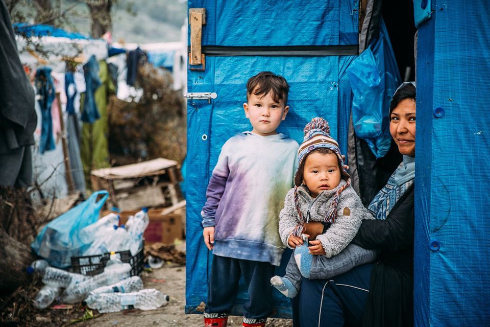 Im Flüchtlingslager Moria auf Lesbos / Caritas / Alea Horst