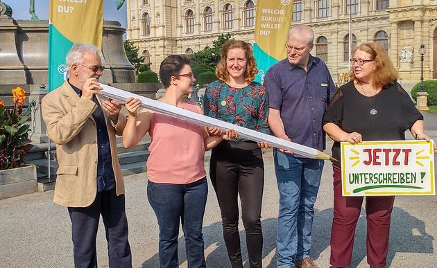 Proponenten des Klimavolksbegehrens / Katholische Aktion / Pumberger
