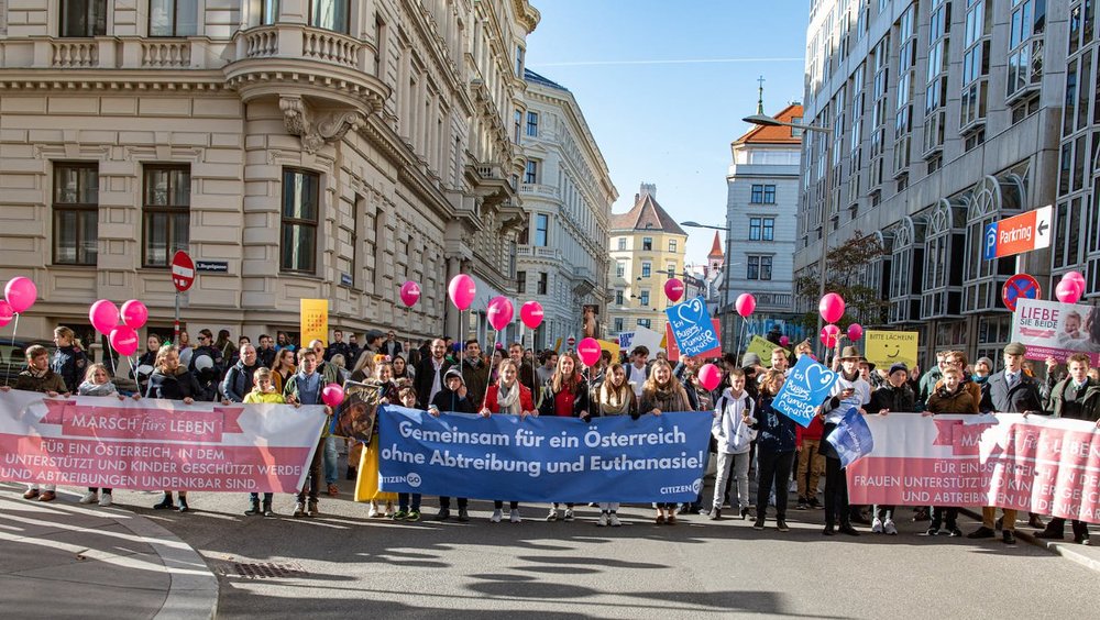 'Marsch fürs Leben' in Wien / Jugend für das Leben