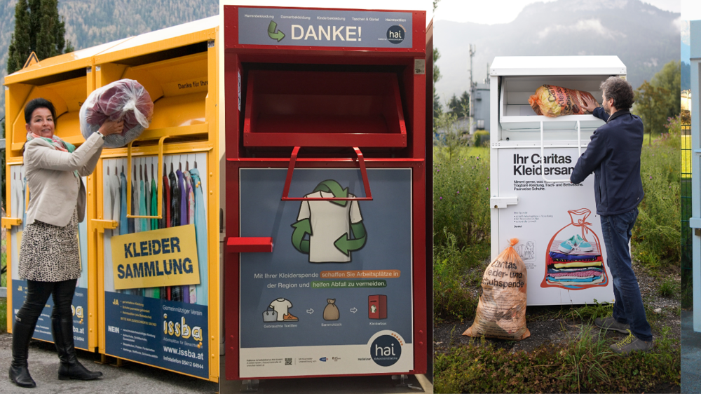 Nur gut erhaltene Textilien dürfen in die Altkleidersammlung / Re-Use Austria Altkleider: Caritas setzt weiter auf Sammlung und Wiederverwertung