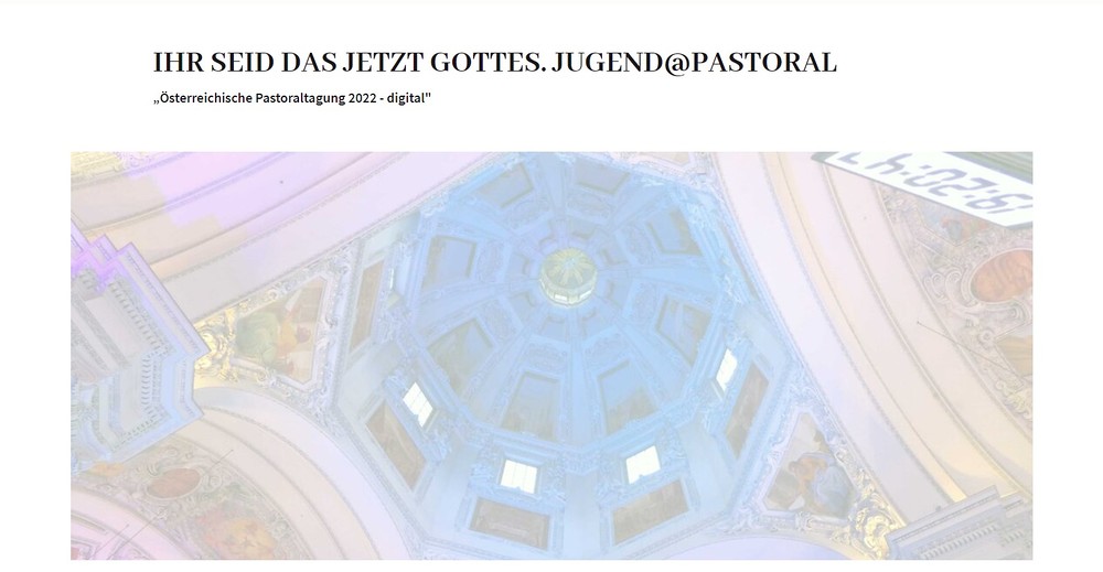 Österreichische Pastoraltagung 2022 / https://eds.at/themen/kinder-jugend/pastoraltagung