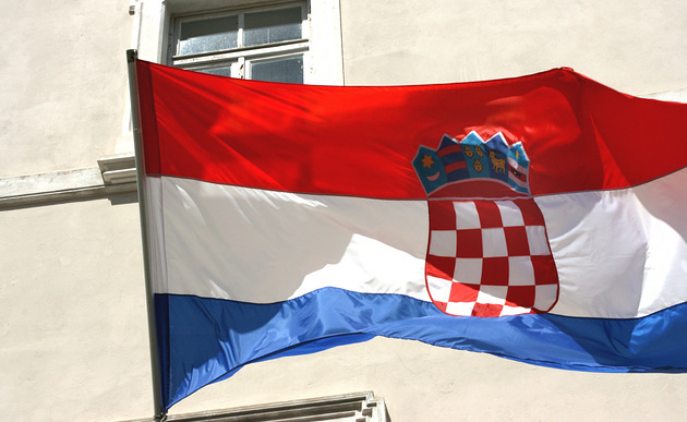 Kroatische Flagge / www.BilderBox.com