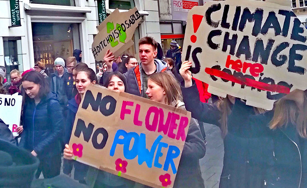 Friday for Future - Demonstration in Wien am 15.3.2019 / kathpress / Lehner
