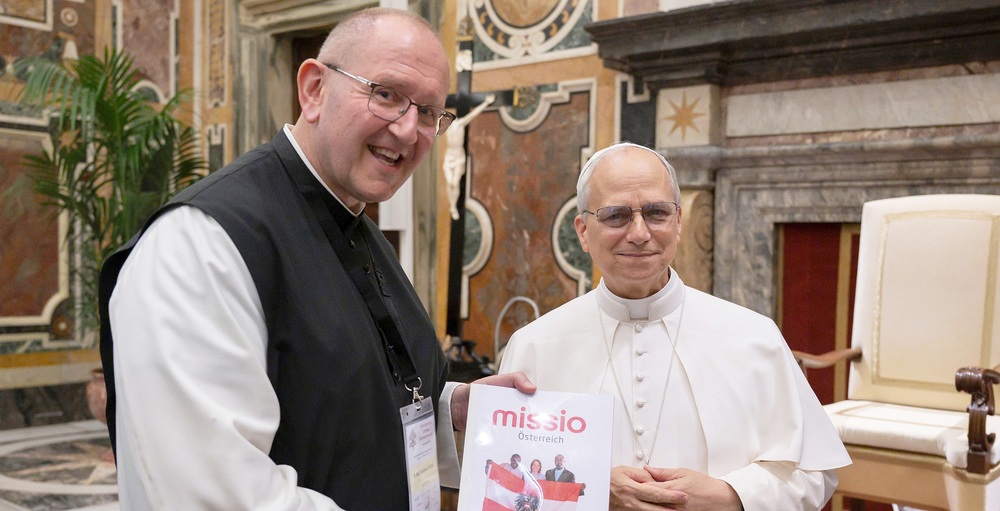 Missio-Nationaldirektor P. Karl Wallner bei Papst Leo XIV. / Päpstliche Missionswerke P. Wallner: Weltmission Schlüssel für Aufbruch der Kirche in Europa